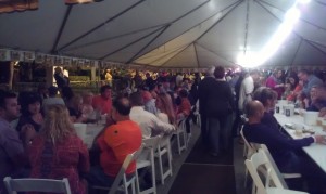 Clearwater Beach Stone Crab Festival tent