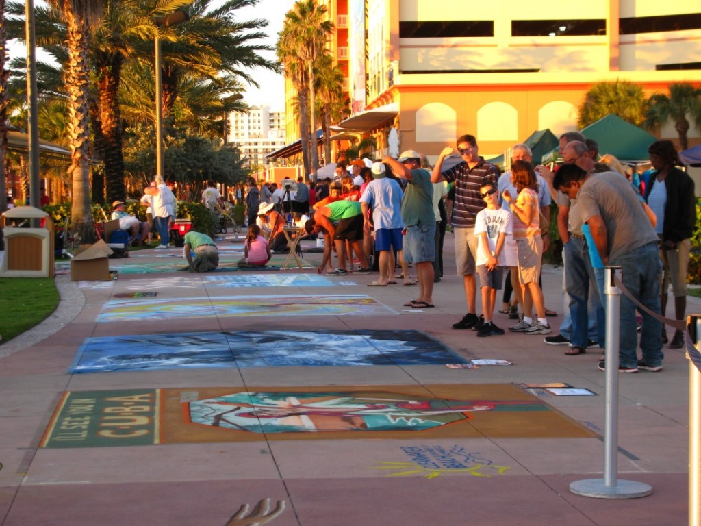 Clearwater Beach Chalk Walk Festival 2013