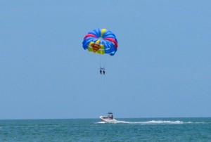 Clearwater Beach parasailing