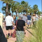 Chalk Walk spectators 