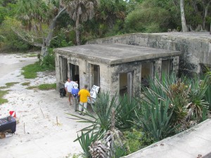Fort ruins on Egmont Key
