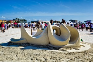 Go with the Flow sculpture