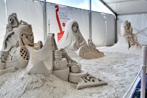 Sand sculpting contest